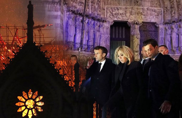 Macron: Notre Dame Katedrali 5 Yılda Inşa Edilecek