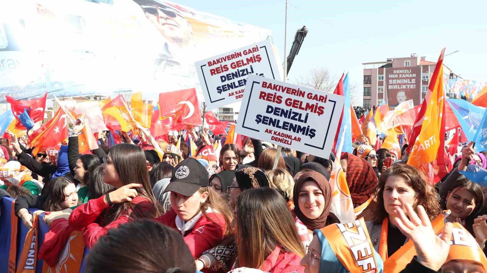 Cumhurbaşkanı Erdoğan, Denizli Mitingiyle Halka Sesleniyor