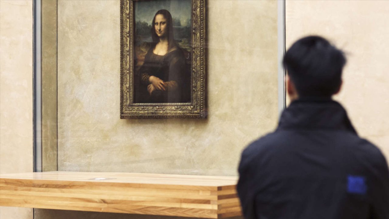 Лувр Париж Мона Лиза