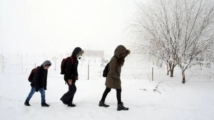 Yozgat’ta eğitime kar tatili