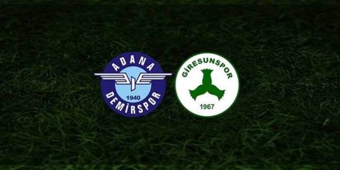 Adana Demirspor - Giresunspor: 4-2